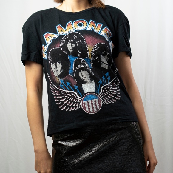 ramones t shirt zara